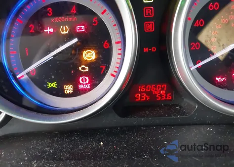 2009 Mazda Mazda6 I Touring z USA, uszkodzony, nr VIN 1YVHP82A495M16551